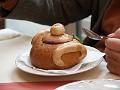 Bread bowl of soup